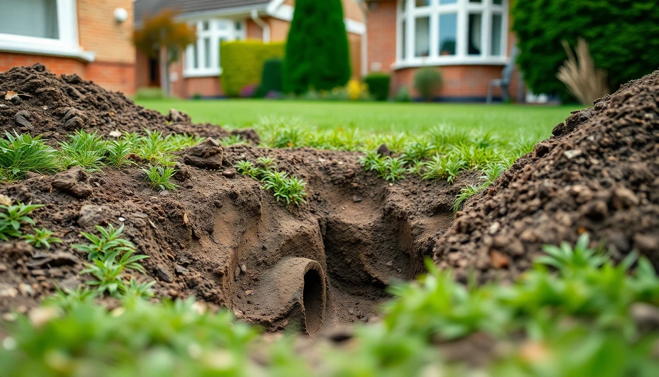 Drain Excavation in Aldershot, Hampshire